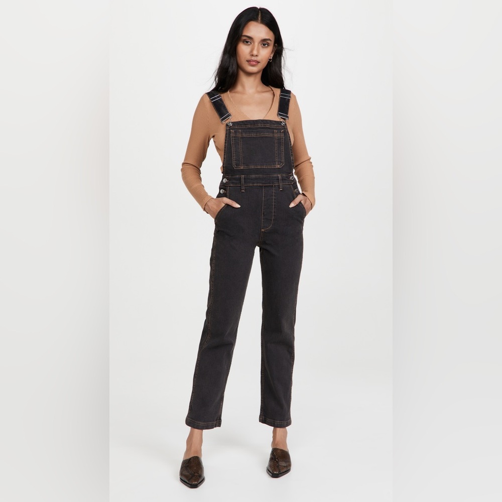 WeWoreWhat - Straight Tapered Overalls - Size 6 - Picture 1 of 6